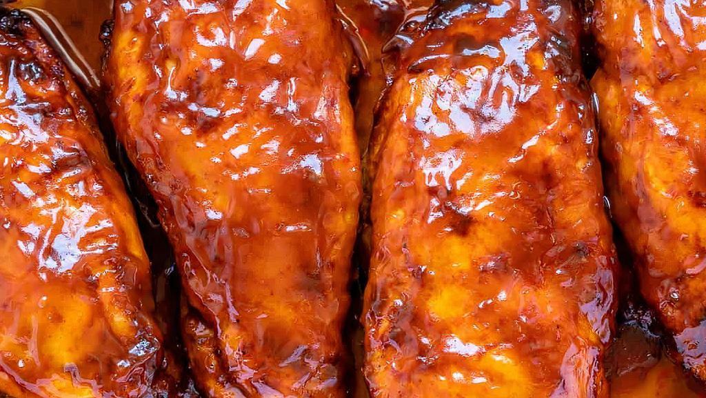 Bbq Chicken · BBQ Chicken – select 1 of each or 2 of: Thighs or Drumsticks with your choice of 2 sides.