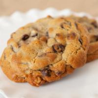 Gooey Chocolate Chip Cookie · Our heavyweight champion cookie, packed with walnuts and chocolate chips. Crisp on the outsi...