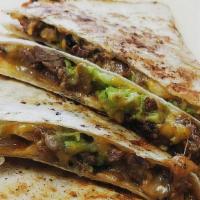 Quesadilla · Choice of meat and cheese.