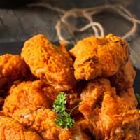 Chicken Wings (6) · Our traditional home-made fried chicken wings with choice of ranch or bleu cheese dressing a...