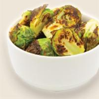 Brussel Sprouts · Crispy Brussel Sprouts, Sriracha, Honey, Salt, Pepper (Vegan) (Gluten-Free) (Soy Free) (Dair...