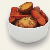 Roasted Veggies · Roasted Potatoes + Carrots, Honey, Paprika, Salt, Pepper (Vegan) (Gluten-Free) (Soy Free) (D...