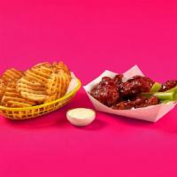 6 Pc. Crispy Tender Combo · Six Crispy Tenders with choice of 1 flavor, regular fries, 1 dip and a drink.