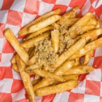 Rosemary Fries · Crispy fries with rosemary and garlic.