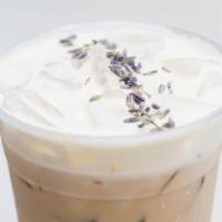 Lavender Latte (Iced) · Our signature drink! Made with our morning lavender edition espresso, house-made lavender sy...
