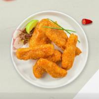 The Spiced Tenders · Fried chicken tenders basted with a HOT & Smokey Spice Blend served with fries and your choi...