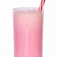Strawberry Sins Custard Shake · Classic blend of strawberry, ice cream and whole milk. Topped with whipped cream.