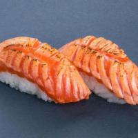 (B017) Aburi Salmon Sushi · 