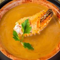 Lobster Bisque · Maine lobster. Add bread bowl for an additional charge.