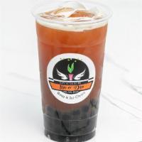 Strawberry Iced Tea · Choice of Black or Green Tea, Strawberry Flavor