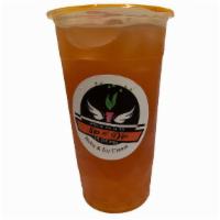 Peach Iced Tea · Choice of Black or Green Tea, Peach Flavor
