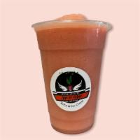 Strawberry Mango Slush · Ice-blended Slush, Strawberry and Mango Flavor