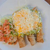 3 Rolled Tacos Cheese · 