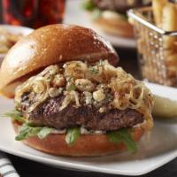 Bistro Burger  · fresh ground beef, brioche bun, Gruyere, tarragon and pepper aioli, butter lettuce, tomato, ...