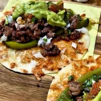 Asadero Taco · corn tortilla, cheese, Anaheim pepper, your choice of meat (asada,pastor,chorizo,chicken,bir...