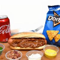  Dix Combo - Combo · CREATE YOUR OWN! SERVED WITH CHIPS, SOFT DRINK, AND 2 SIDES OF YOUR CHOICE.<br />