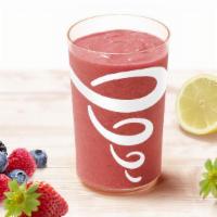 Berry Lemonade (V) · Strawberry, lemonade, coconut water, and mixed berry juice