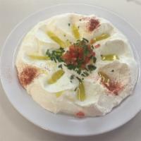 Labne · Vegetarian. Creamy soft cheese dip served with pita.