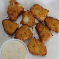 Chicken Tenders · Breaded Chicken Breast Pieces cooked to a crisp!