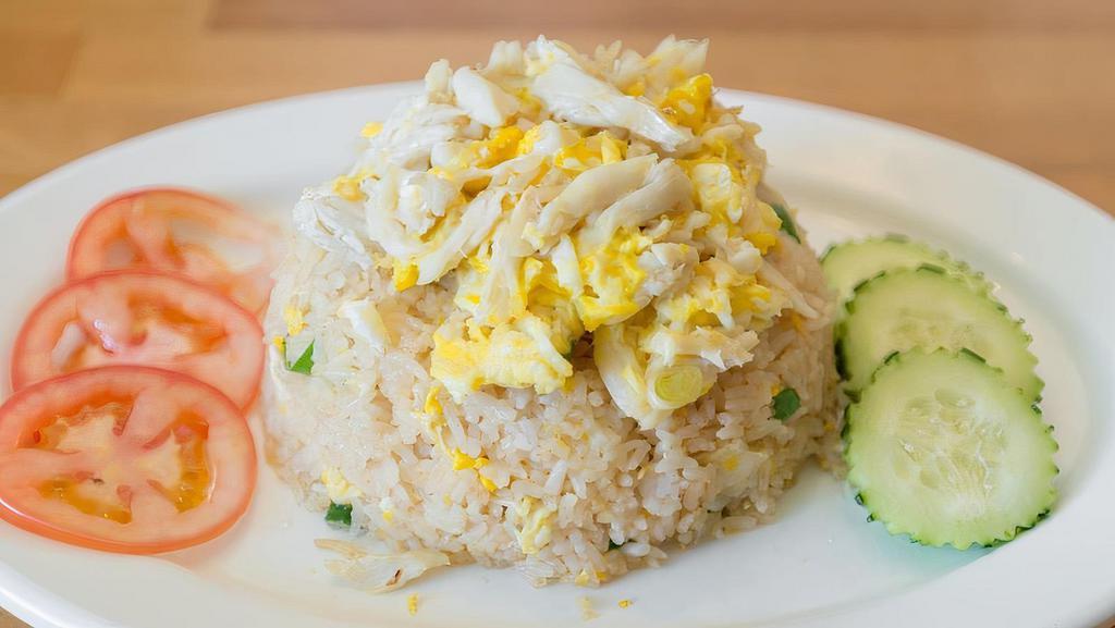 Thai Fried Rice · Egg, onions, tomato.