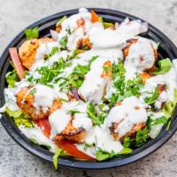 Bowls · Your choice of kabab,gyro, chicken or 4 heroes kabab, basmati rice, lettuce, tomato, pickles...