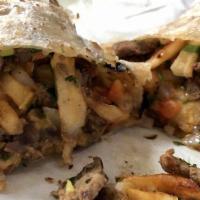 California Burrito · Carne asada, Fries, and pico de gallo and cheese.