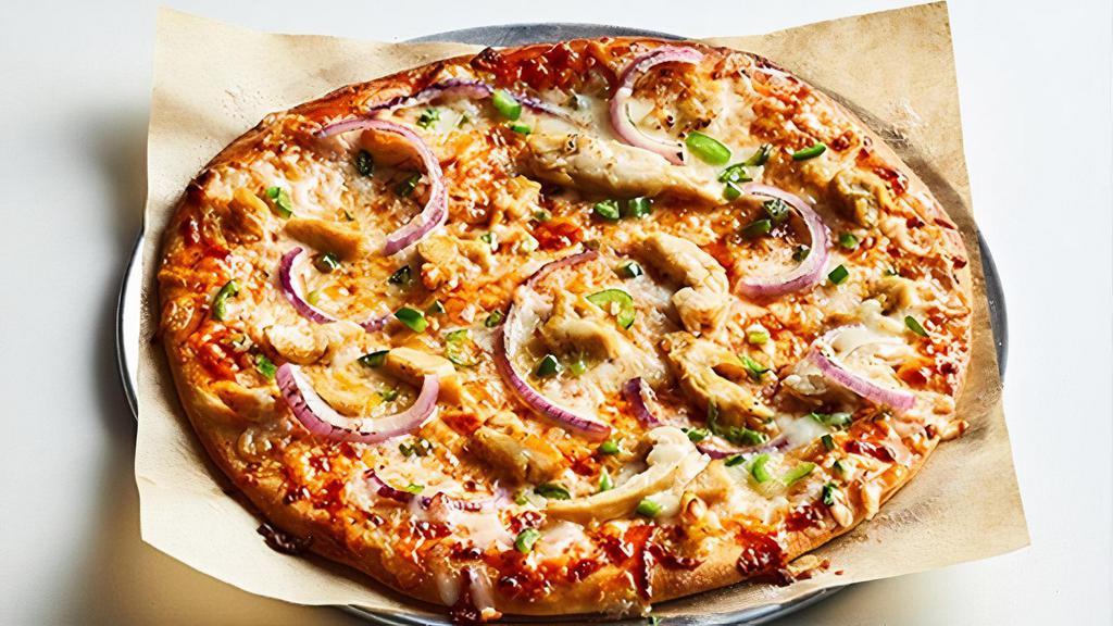 Southern Heat · The Southern Heat: House-made buffalo sauce, melted mozzarella cheese, with red onions, fresh jalapenos, topped with grilled chicken. Includes your choice of ranch or bleu cheese on the side.. Download the Your Pie Rewards App to earn free pizza!.