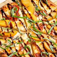 Peach Prosciutto Pizza · Your choice of 10