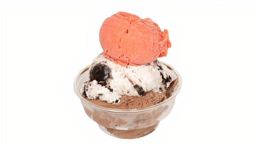 Gelato Scoops 3 · Italian Gelato is made differently than ice cream, with milk instead of cream. Its decadence comes from the rich flavors of all-natural ingredients, not added butterfat. Enjoy!