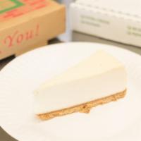 Cheese Cake · Slice. Classic cheesecake with a rich, dense, smooth, and creamy consistency.