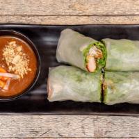 Bbq Spring Rolls (2 Pieces) · BBQ pork, chicken, beef, or shrimp served with rice vermicelli, lettuce, bean sprouts, fried...