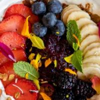 Yogurt Bowl · Gluten-free. Berries, fruit preserves, homemade granola.
