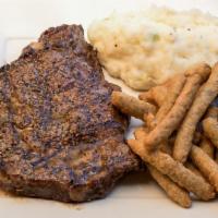 Ribeye Steak · A well-marbled 16 oz ribeye steak charbroiled to perfection. Our delicious steaks are hand c...