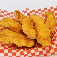 5 Pc Tenders · 5 PC Jumbo Tenders with 1 Choice of Nashville Hot Level or Other Flavor + 1 Dip Choice