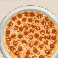 Pepperoni & Pineapple 12 Inch Pizza Pie · Freshly cooked in the oven pineapple and pepperoni pizza for all pizza lovers out there!