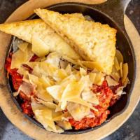 Wagyu Meatballs · Parmesan cheese, tomato sauce, garlic bread.