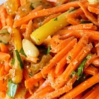 Carrot Salad · Carrots, walnuts.