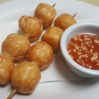 Fried Fish Balls (8 Pc) · Served with sweet and sour sauce.
