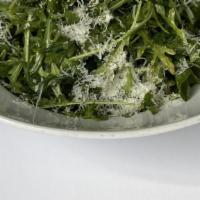 Wild Arugula · aged balsamic vinaigrette. parmesan cheese. lemon (gluten free)