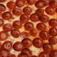 Xtreme Pepperoni Pizza · Double pepperoni, extra cheese, garlic Parmesan crust.