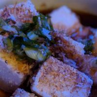 Agedashi Tofu · Fried Tofu with Ponzu and Bonito.