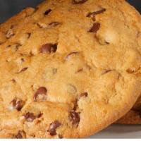 Cookie · Freshly baked chocolate chip cookie.