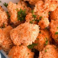 Buffalo Cauliflower Bites · Deep fried Buffalo cauliflower breaded  with coconut milk and rice flour,  Served with your ...