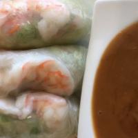 Thai Pepper Roll (Fresh Roll) · Fresh rice wrapped rolls with  tofu, or additional3.00 with shrimp  rice noodles lettuce, ca...