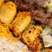 Chicken Breast Kabob · Tender and juicy. Large chunks of chicken breast seasoned with our Mediterranean spices and ...