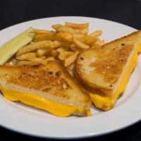 Grilled Cheese Sandwich · Kids favorite!!!  Cant go wrong with an old fashioned grilled cheese sandwich