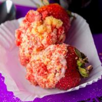 Strawberry Shortcake Cookies  · A  spin off of the 90's favorite strawberry shortcake  ice cream bar  - jam packed with flav...