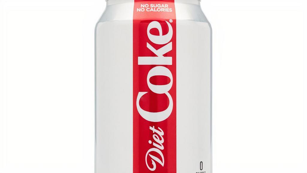 Diet Coke · 12 FL oz, Can. No sugar. No Calories.