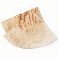 White Pita. · 2 pieces of fresh white pita