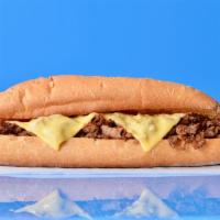 Fatties Classic Philly Cheesesteak · Classic 8” Philly cheesesteak loaded with grilled steak and melted cheese on a toasted Amoro...